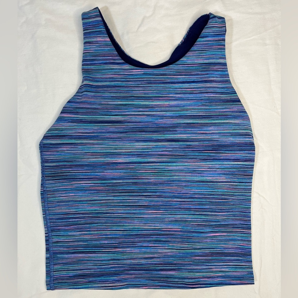 Athleta Girl Long Distance Long Line Sports Bra Cheer Dance Gymnastics Size 12